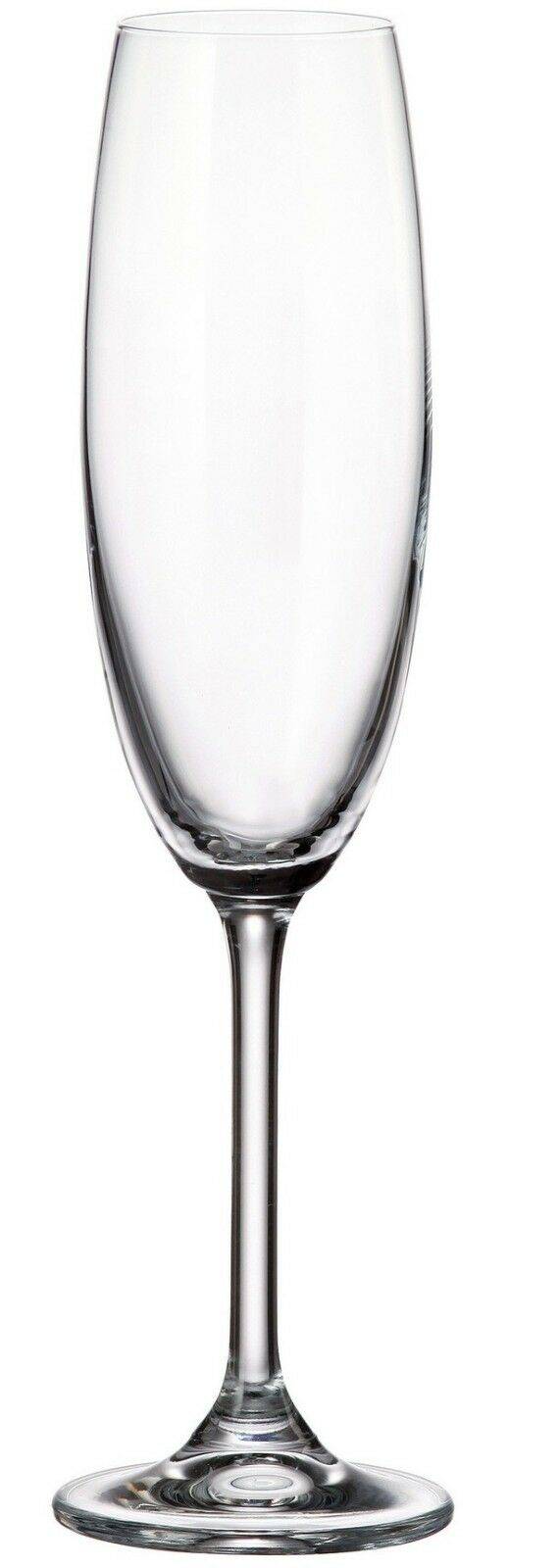 Crystal bohemia conjunto de taça de champanhe (6 unidades)