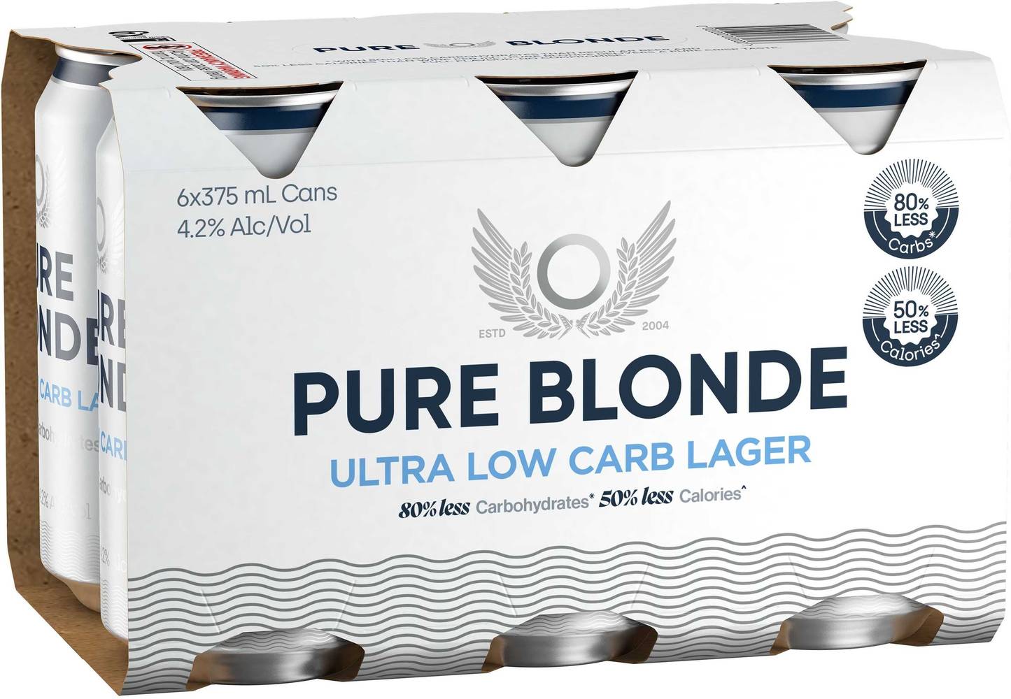 Pure Blonde Can 375mL X 6 pack
