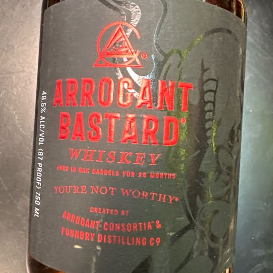 Arrogant Bastard whisky 750 ml