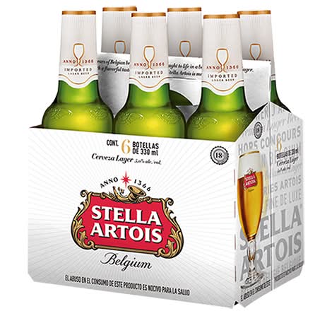 Cerveza stella 330ml