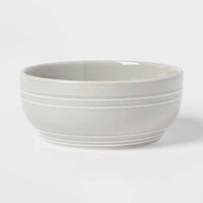 Threshold Stoneware Westfield Cereal Bowl, Gray