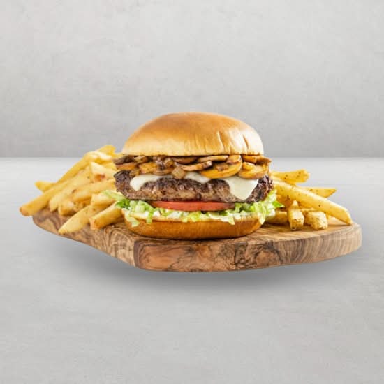 Mushroom Swiss Burger