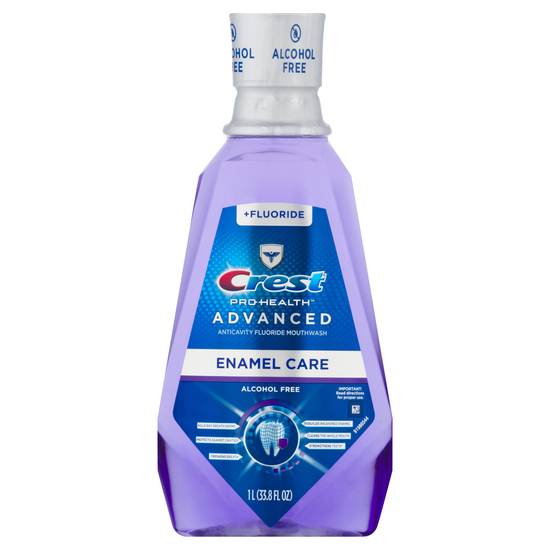 Crest Anticavity Fluoride Enamel Care Advanced Mouthwash