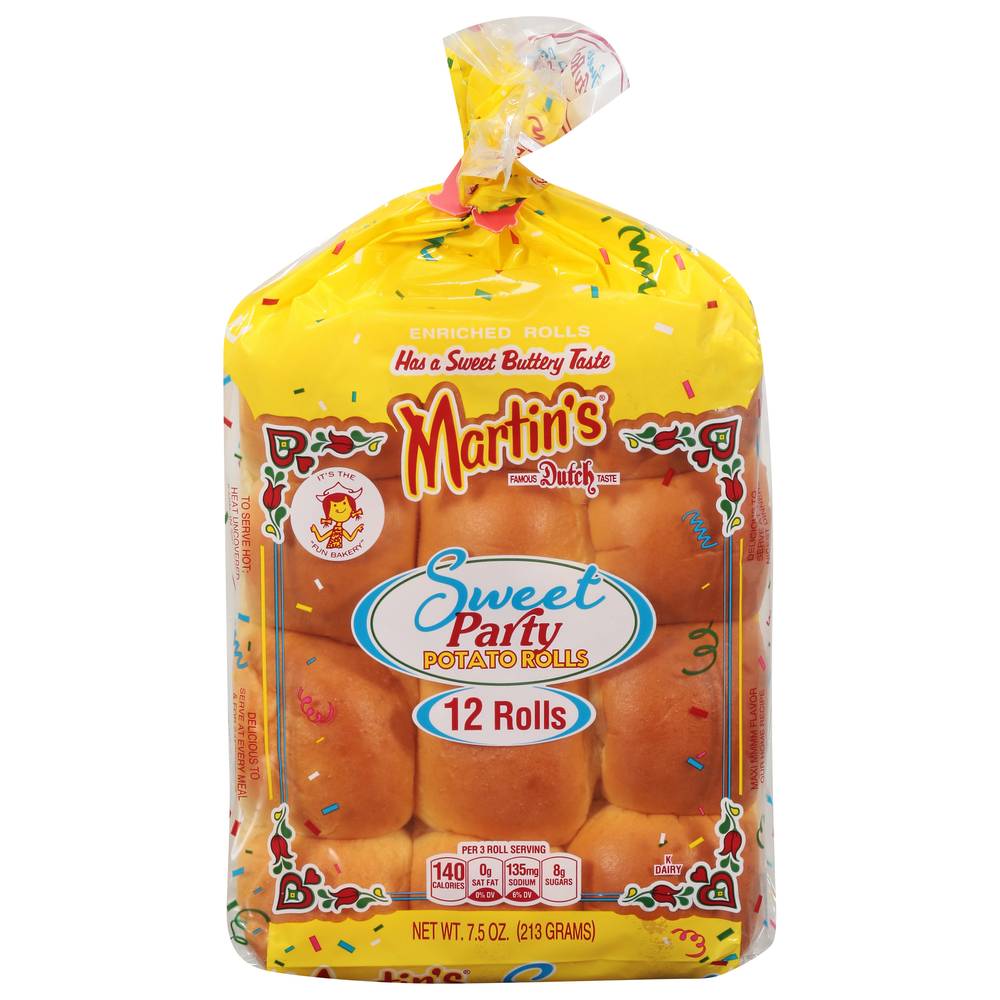 Martin's Sweet Party Potato Rolls (7.5 oz)