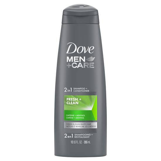 Dove Men+Care Fresh & Clean 2 in 1 Shampoo & Conditioner