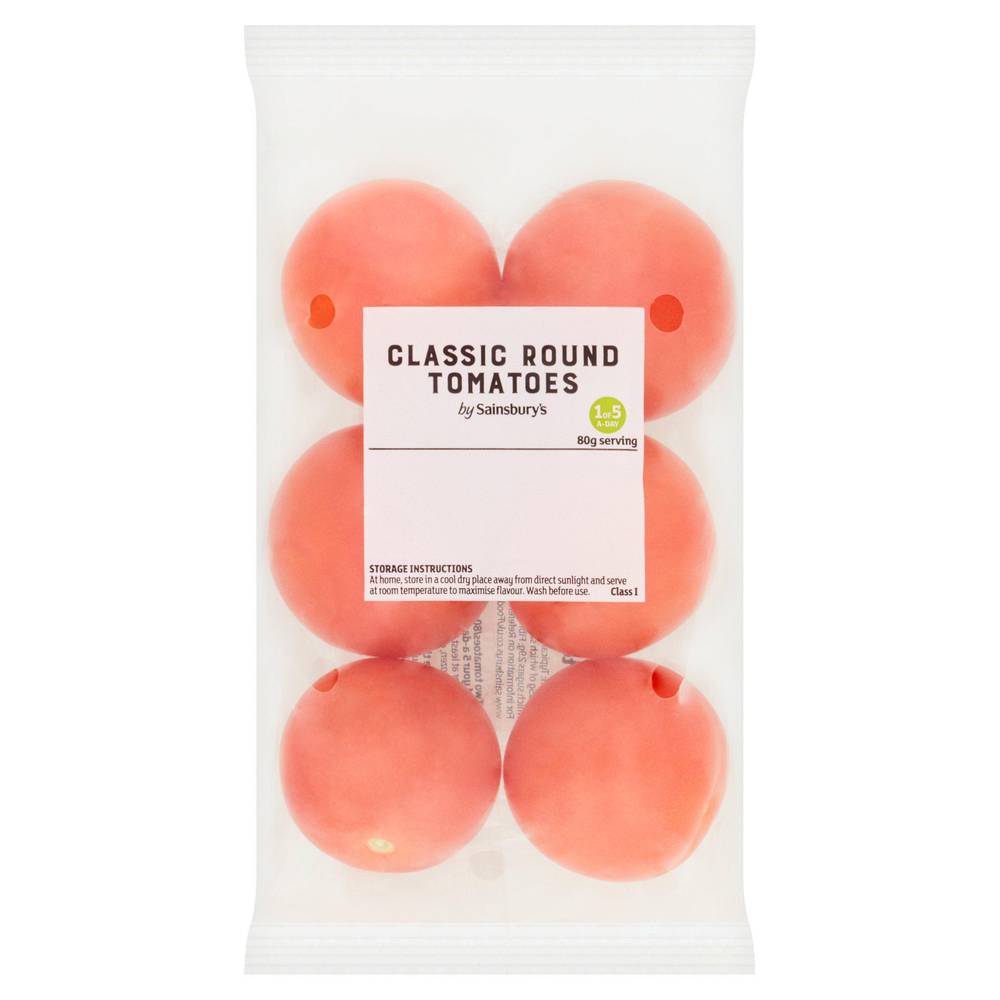 Sainsbury's Classic Round Tomatoes x6