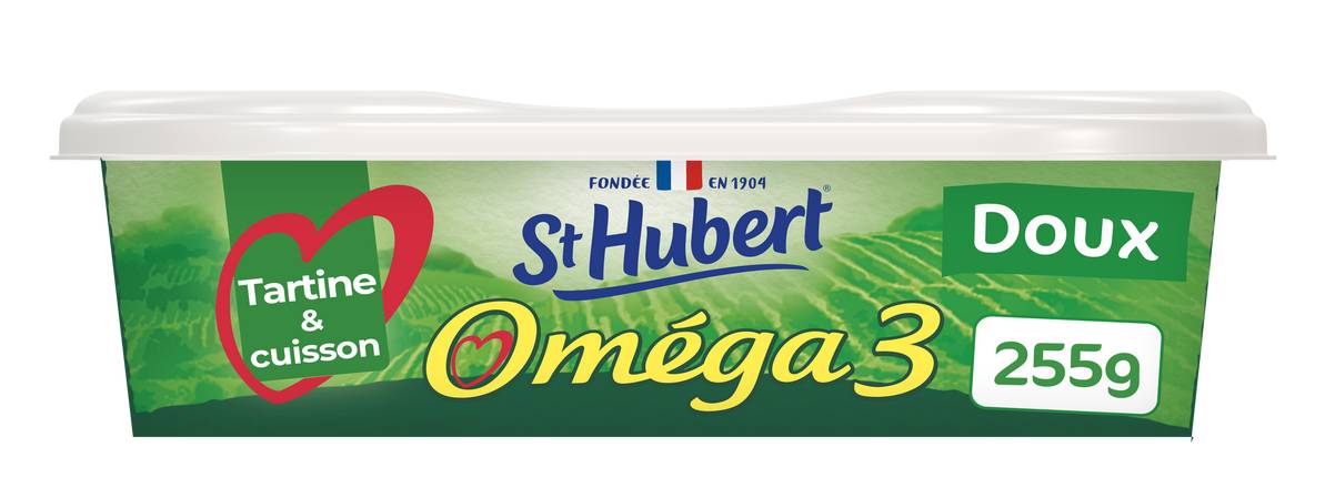 St Hubert Oméga 3 - Margarine doux pour tartine et cuisson
