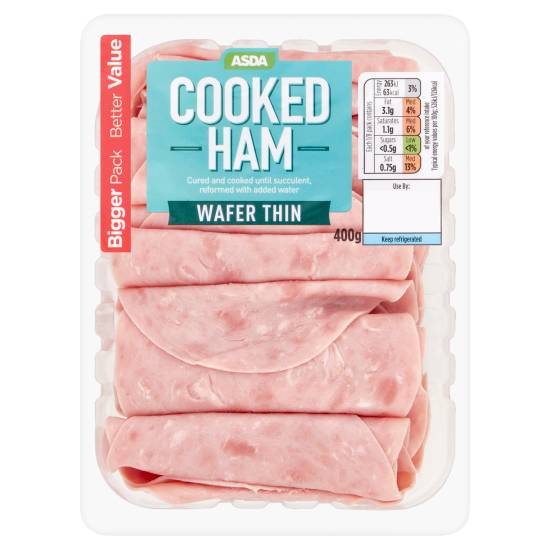 ASDA Cooked Ham Wafer Thin (400g)