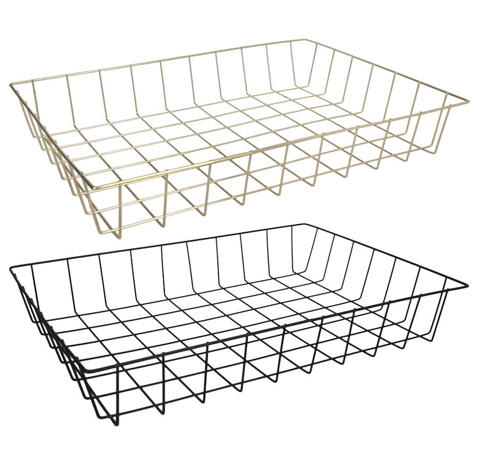 Essentials Wire Storage Basket Tray