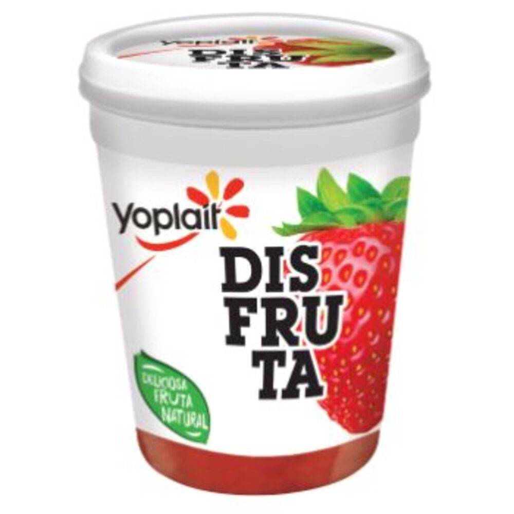 Yoplait yoghurt disfruta con trozos de fresa (bote 442 g)