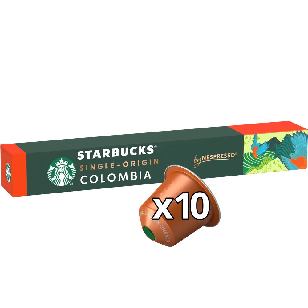 Starbucks - Nespresso café torréfié et moulu capsules intensité 7 (57 g)