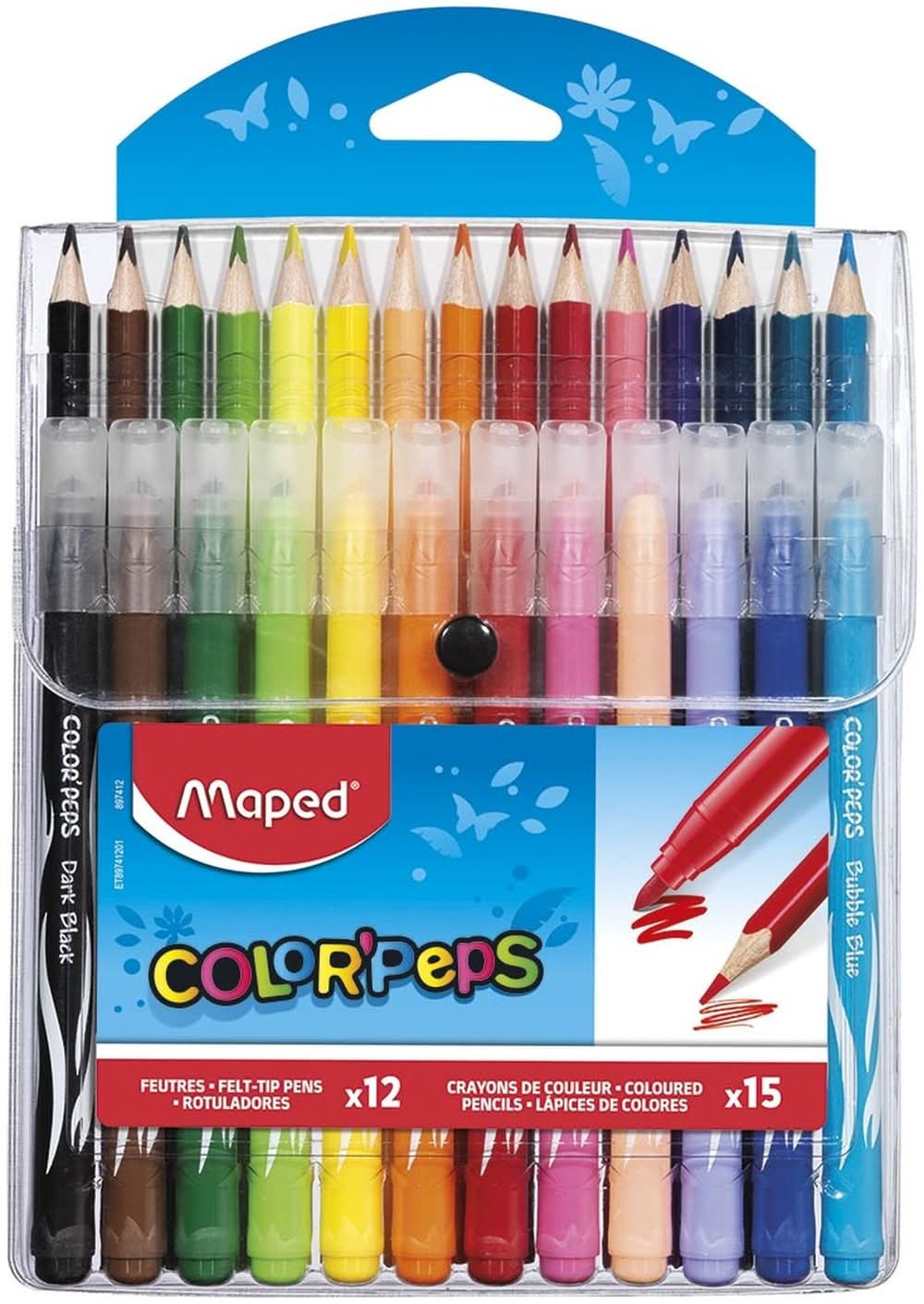 Maped - Color'peps feutres et crayons de couleur (187g)