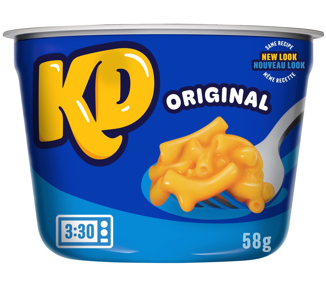 Kraft Dinner Original Macaroni & Cheese Snack Cups (58 g)