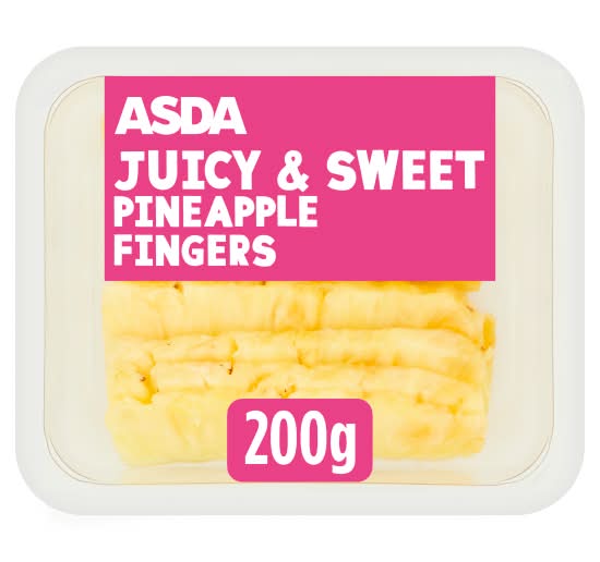 ASDA Juicy & Sweet Pineapple Fingers (200g)