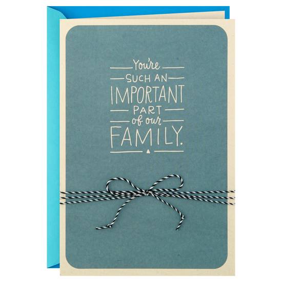 Hallmark Father's Day Greeting Card For Important Part Of Our Family