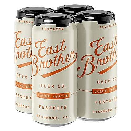 East Brother Beer Co. Lager Series - Festbier 4pk 16oz Can