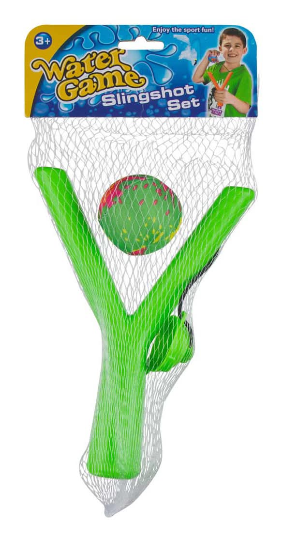 Water Game Slingshot Water Fun Set 2 Assorted Colors