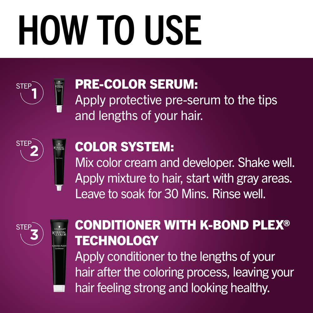 Keratin Color Permanent Hair Color (60 fl oz)