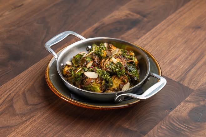 Crispy Glazed Brussel Sprouts