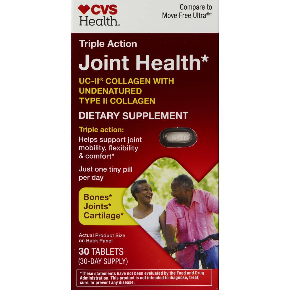 CVS Health Triple Action Joint Health Tablets, 30 CT