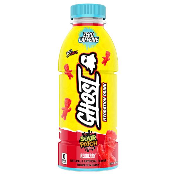 Ghost Hydration Sour Patch Kids Redberry