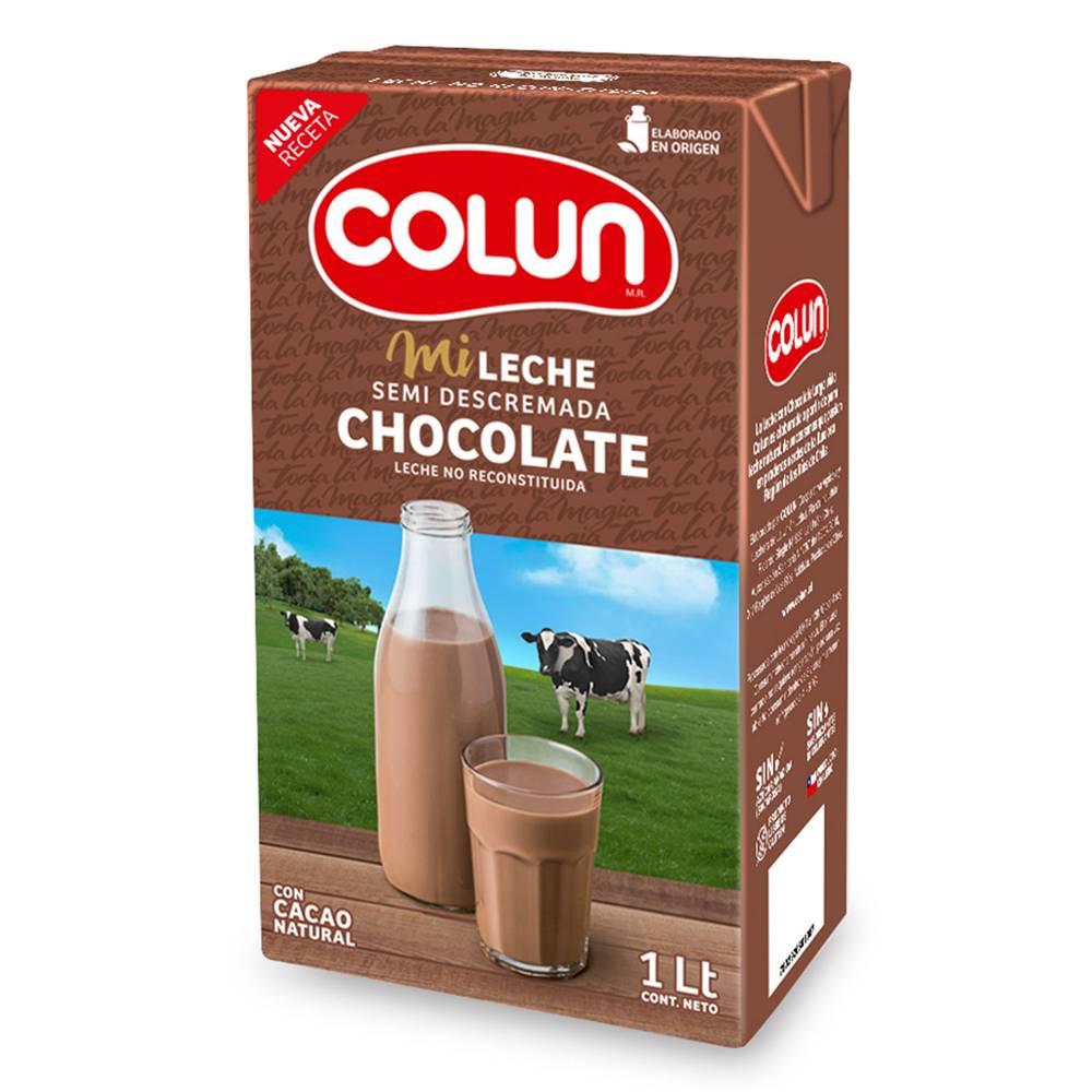 Colun leche chocolate semidescremada (1 l)