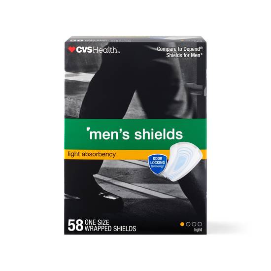 CVS Health Men's Shields Light Absorbency, 58CT