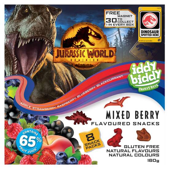 Iddy Biddy Fruit Snacks Mixed Berry 160g
