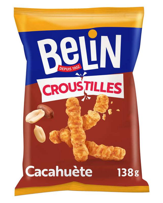 Belin Croustilles Biscuits Apéritifs Cacahuètes 138g
