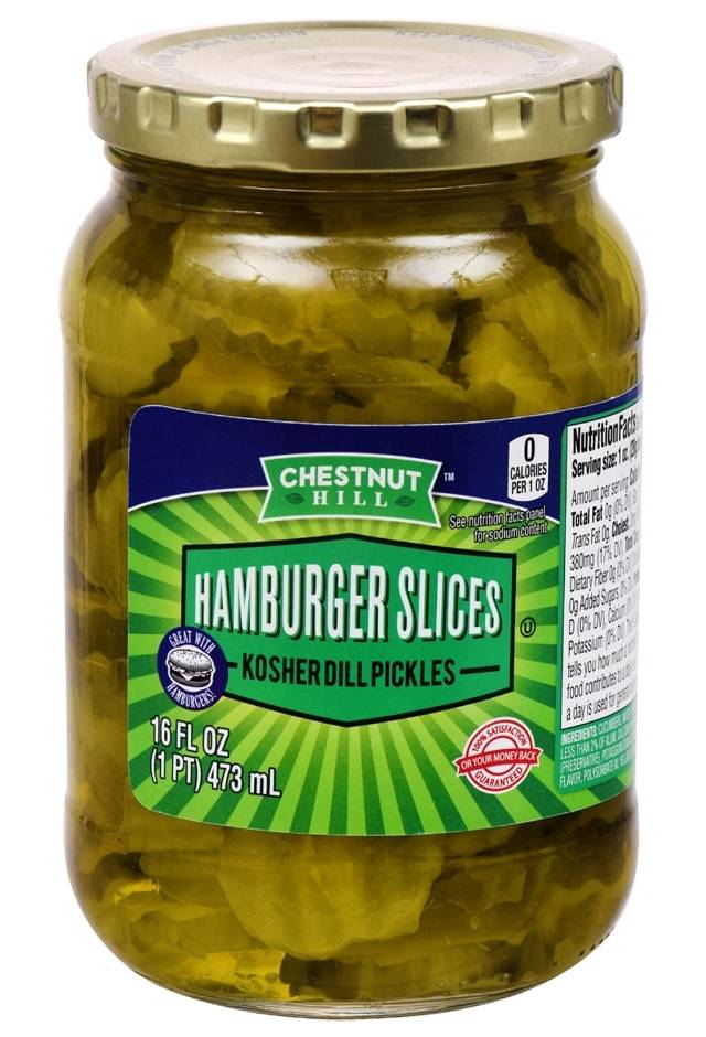 Chestnut Hill Hamburger Slices Dill Pickle (16 oz)