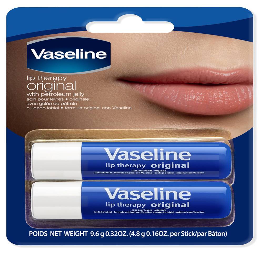 Vaseline Lip Therapy Original Twinpack (0.3 oz)