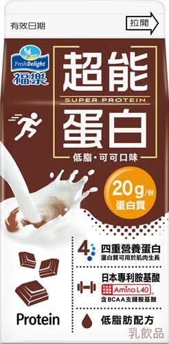 福樂超能蛋白營養牛乳可可口味