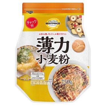 トップバリュ ベストプライス 薄力小麦粉 750g4549414087192