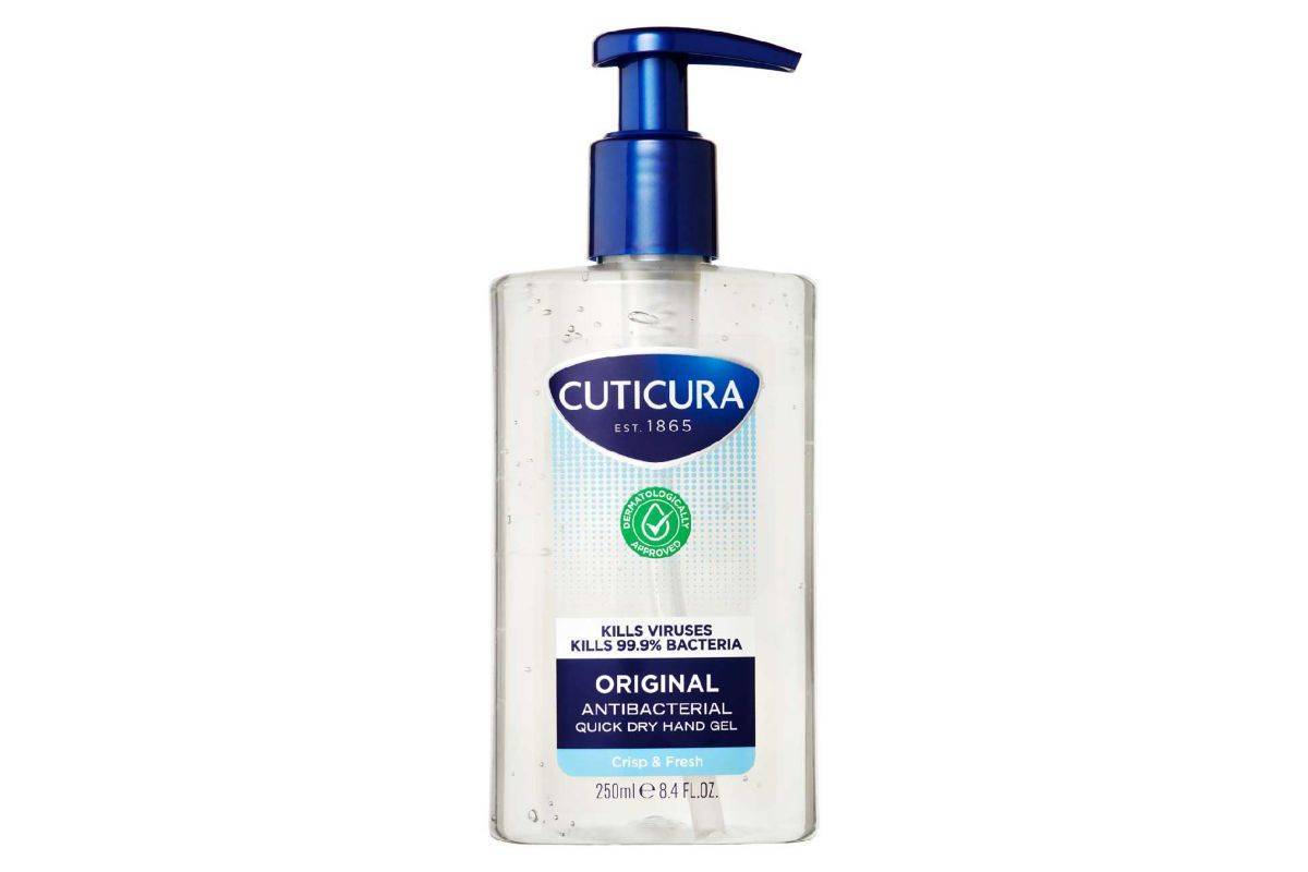 Cuticura Original Anti Bacterial Hand Gel 250ml - Crisp & Fresh