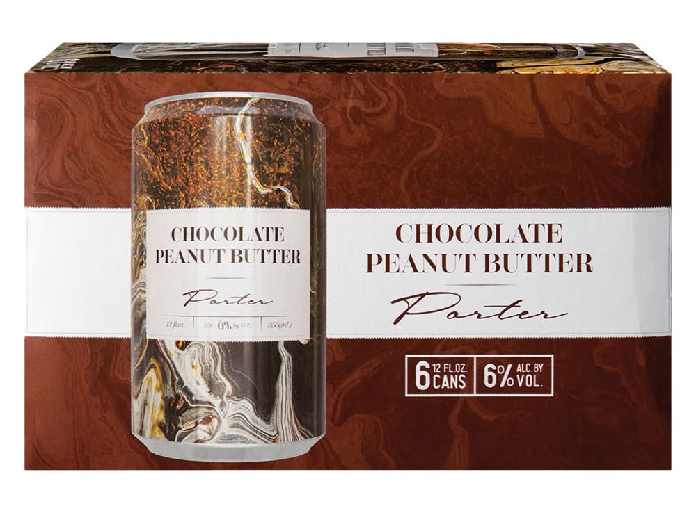 State of Brewing Porter Beer, Chocolate-Peanut Butter (6 x 12 fl oz)