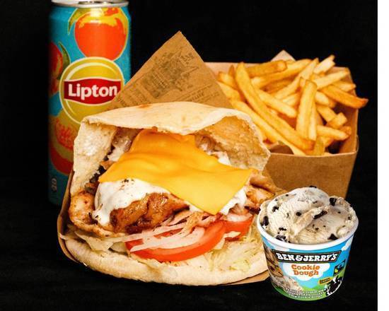 Menu kebab 🥙🍟🥤+ Glace Ben&Jerry 🍦