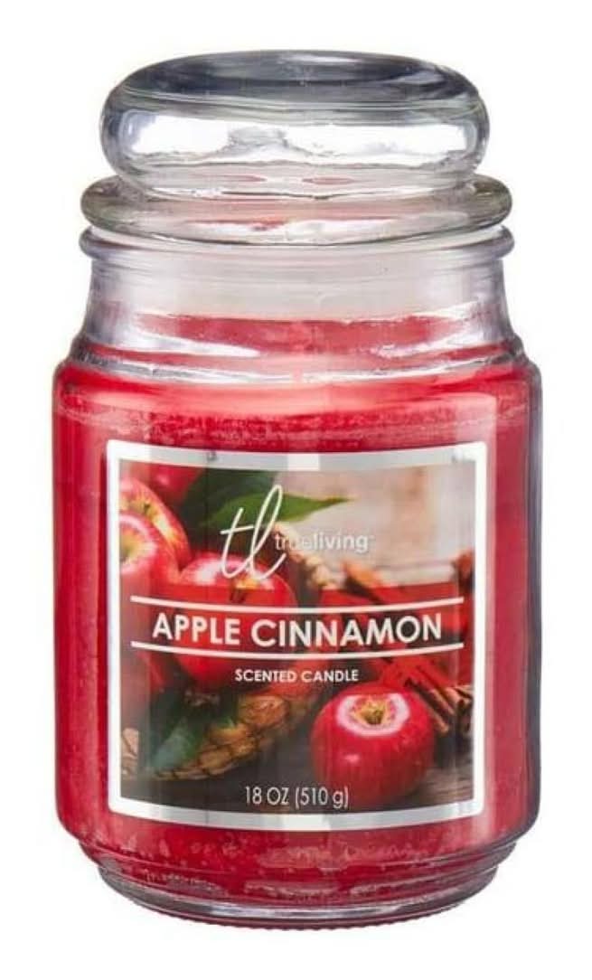 Trueliving Scented Candle Apple Cinnamon - 18 Oz