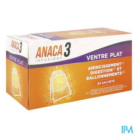 Anaca3 Infusion Ventre Plat Infusette 24 Compléments minceur - Minceur