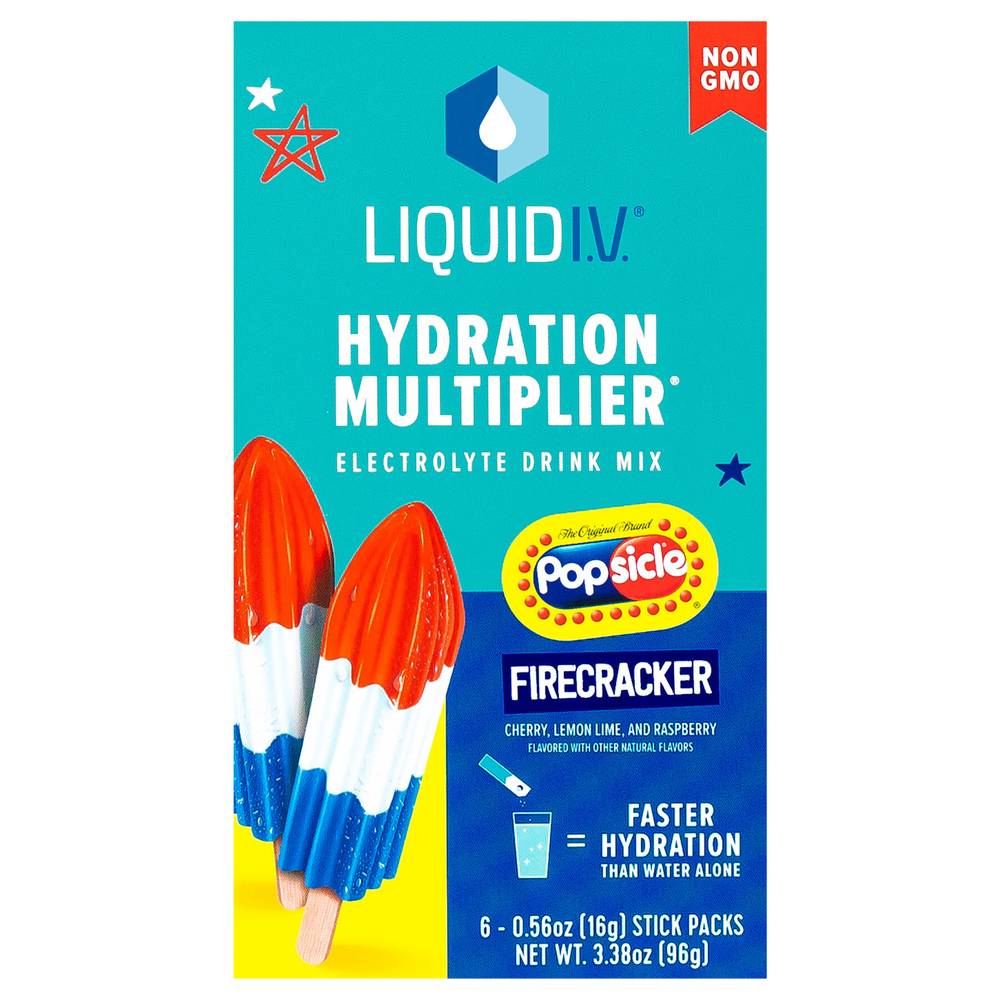 Liquid I.v. Hydration Multiplier Electrolyte Drink Mix (6 ct) (3.38 oz)