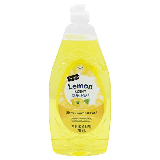 Signature Select Lemon Scent Ultra Concentrated Dish Soap (24 fl oz)