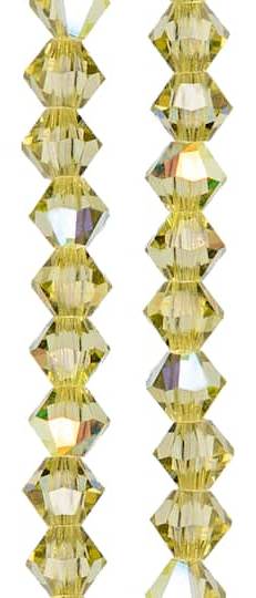 Preciosa Glass Crystal Bicone Beads, 4Mm By Bead Landing