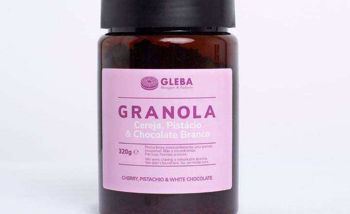 Granola de Cereja, Pistácio e Chocolate Branco