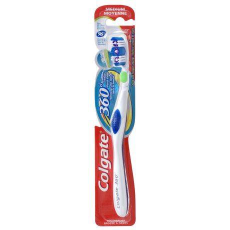 Colgate 360 360° Toothbrush With Tongue/Cheek Cleaner Med (10 g)