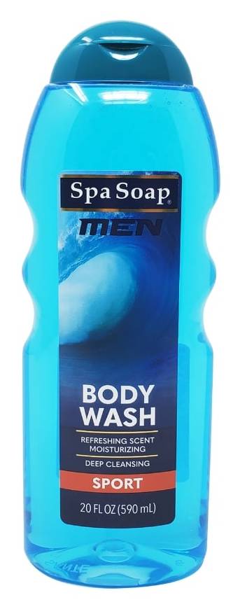 Spa Soap Sport Body Wash, Men (20 fl oz) – Personal Care You Can