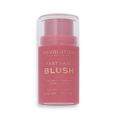 Makeup Revolution Fast Base Blush Stick, Cream (0.49 oz)