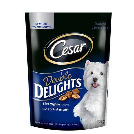 Cesar Double Delights Treats - Filet Mignon Flavour 150g (150g, dog treat)