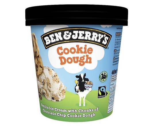 BEN & JERRYS COOKIE DOUGH  465ml