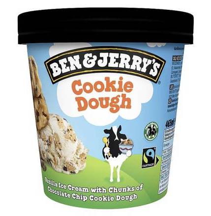 BEN & JERRYS COOKIE DOUGH 465ml