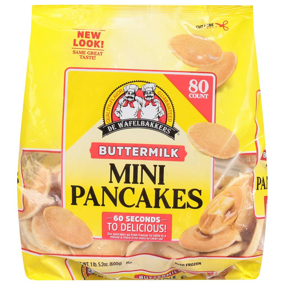 De Wafelbakkers Buttermilk Mini Pancakes (60 ct)