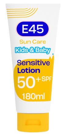 E45 Sun Care 50 + Spf Kids & Baby Sensitive Lotion (180ml)